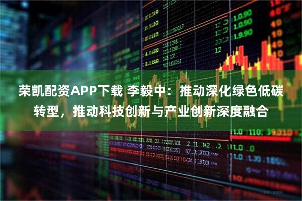 荣凯配资APP下载 李毅中:推动深化绿色低碳转型,推动科技创新与产业创新深度融合